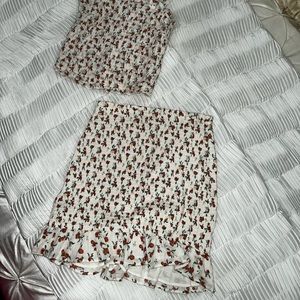 Abercrombie & Fitch Matching Set, Peaches, Size Small